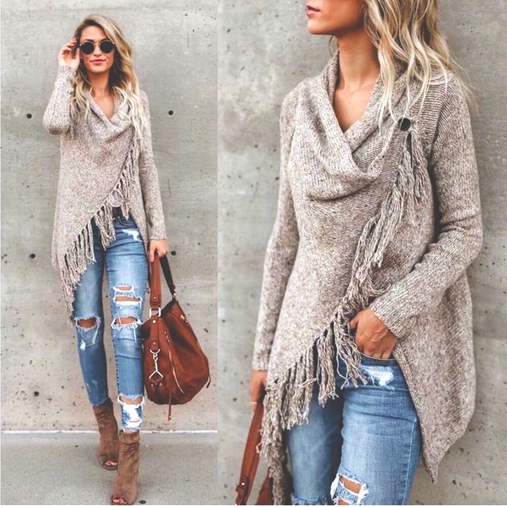 Lovestitch Vici Poncho Style Sweater Wrap